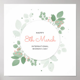 Women's day Theme cute Design Poster