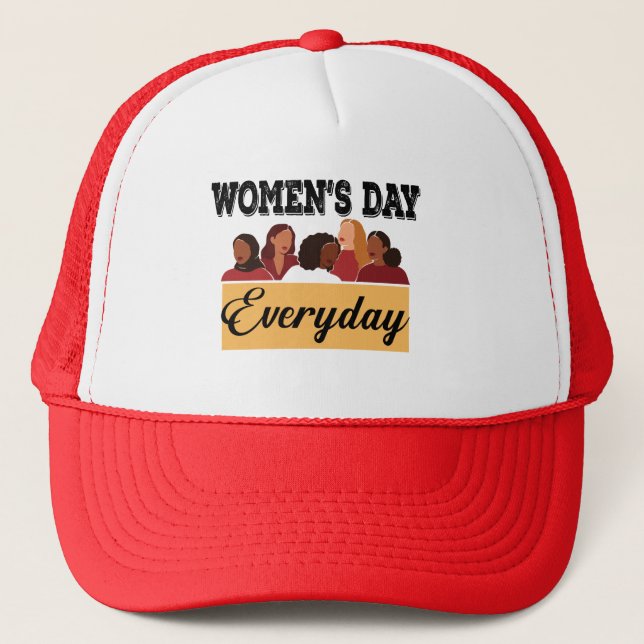 Women's day Trucker Hat (Front)