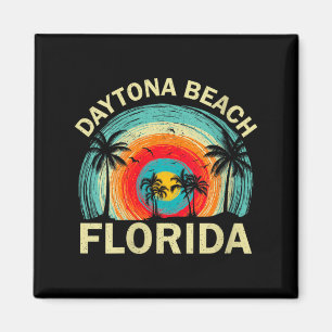 Womens Daytona Beach Florida Retro Summer Vacation Magnet