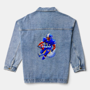 Women's Denim Jacket Jean Jacket Colourful Design