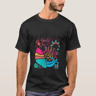 Womens Destin Girls Trip 2025 Beach Summer Vacatio T-Shirt