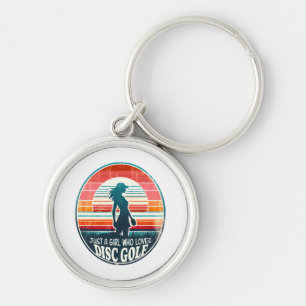 Womens Disc Golf - Frisbee Golf Female Keychain