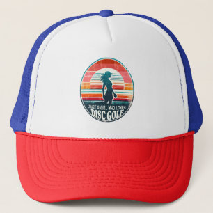 Womens Disc Golf - Frisbee Golf Female  Trucker Hat