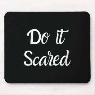 Womens Do It Ed Insres Courage Motivational V-neck Mouse Pad