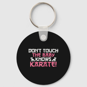 Womens Do Not Touch The Keychain
