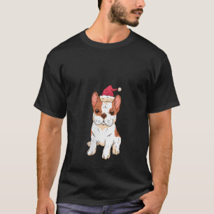Womens Dog Christmas Funny Christmas V Neck  T-Shirt
