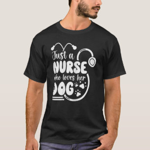 Womens Dog Lover Awesome RN Registered Nurse Pract T-Shirt