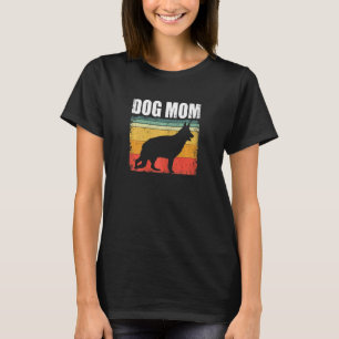 Womens Dog Mom German Shepherd German Shepherd T-Shirt