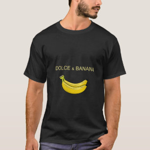 Womens Dolce And Banana Funny Cute Graphic Design T-Shirt