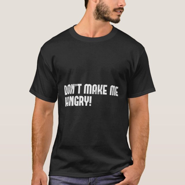 Womens Don't Make Me Hangry! V-neck  T-Shirt (Front)