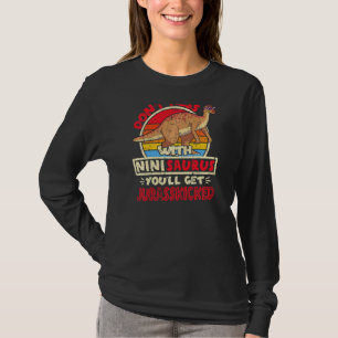 Womens Don't Mess With Nini Saurus I Jurasskicked T-Shirt