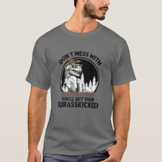 Womens Dont Mess With Nursesaurus Youll Get Jurass T-Shirt
