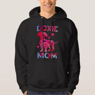 Womens Doxie Mom Weenie Dog Dachshund Mom Graphic Hoodie