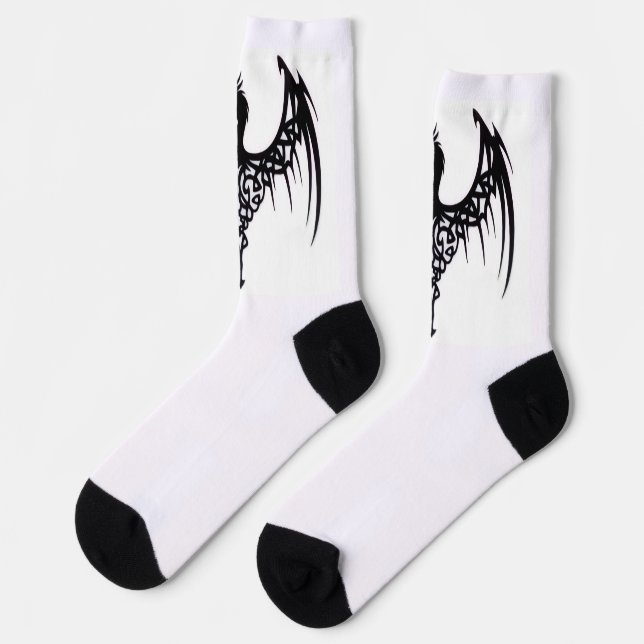 Women's Dragon symbol socks (Left)