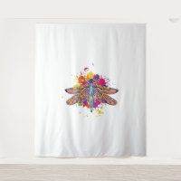 Womens Dragonfly Colourful Graphic Insect