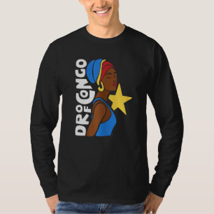 Womens Drc Democratic Republic Congo African Herit T-Shirt