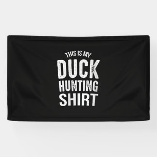 Womens Duck Hunting Gift My Dog Walking Banner