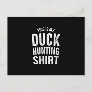 Womens Duck Hunting Gift My Dog Walking Holiday Postcard