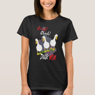 Women's Duck Mom Mother Mommy Farm Animal T-Shirt