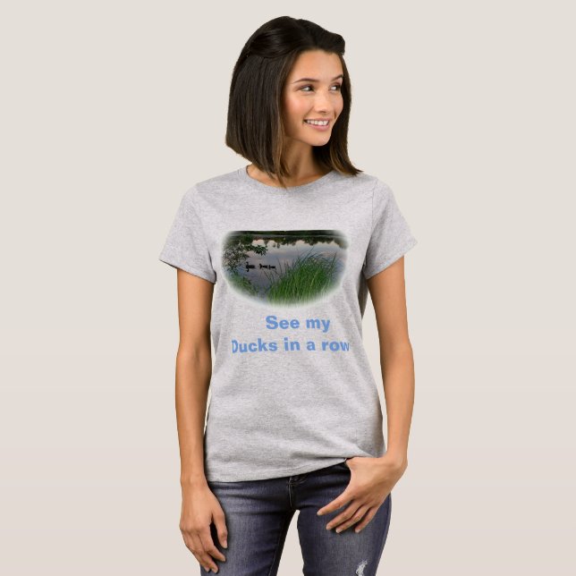 Women's Ducks in a Row T-Shirt (Front Full)