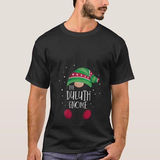 Womens Duluth Gnome Family Matching Christmas Paja T-Shirt (Front)