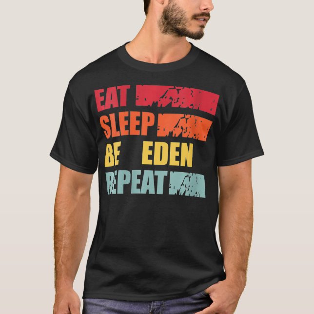 Womens EDEN Personalized Name  EDEN First Name VNe T-Shirt (Front)