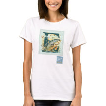 WOMEN's Edmonds Marsh SALMON T-shirt 2