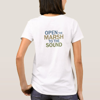 WOMEN'S Edmonds Marsh SALMON T-shirt 2 with Back