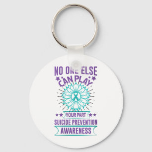 Womens Else Can Play Your Part Suicide Prevention Keychain