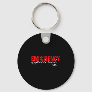 Womens Emergency Room Er Rn Nurse Nursing School H Keychain