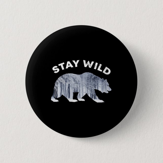 Womens Environmental Protection Climate 2 Inch Round Button (Front)