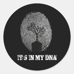 Womens Environmental Protection Its In My Dna Classic Round Sticker