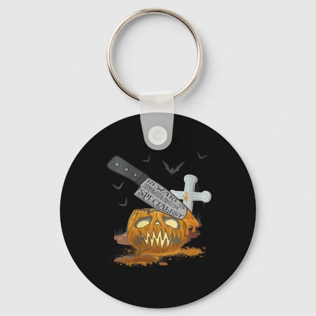 Womens Environmental Protection Specialist Funny Keychain (Front)