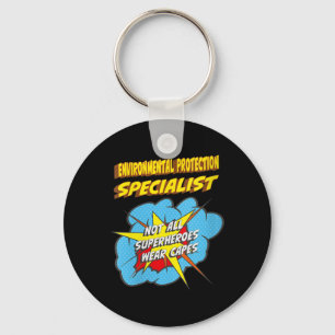Womens Environmental Protection Specialist Funny Keychain