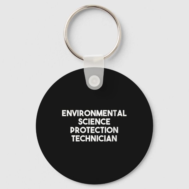 Womens Environmental Science Protection Keychain (Front)