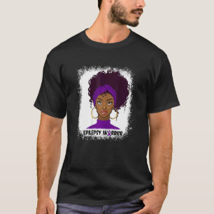 Womens Epilepsy Warrior Fighter Support Epilepsy A T-Shirt