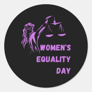 Women's Equality Day Sticker2  Classic Round Sticker