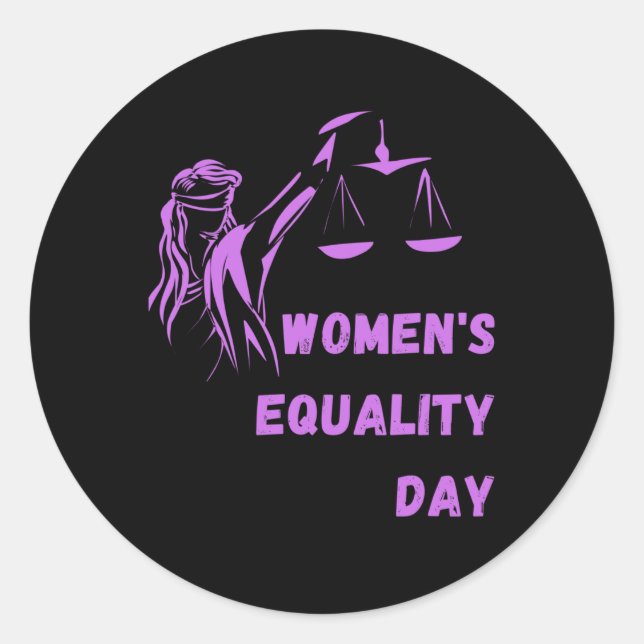 Women's Equality Day Sticker2  Classic Round Sticker (Front)