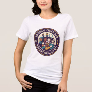 Women's Equality Day, Torch of Liberty Tri-Blend Shirt
