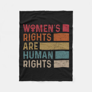 Women's Equality Rights Are Human Rights 2 Fleece Blanket