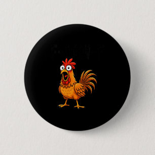 Womens F-caw-f Funny Chicken Humor F-caw-f Quote R 2 Inch Round Button