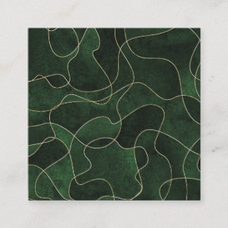 Women's Fabric Design  Square Business Card