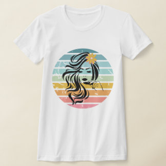 Women's face t-shirt