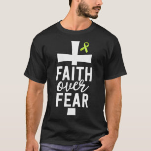 Womens Faith Over Fear Christian Cancer Gifts For  T-Shirt
