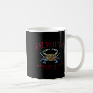 Womens Falmouth Machusetts Crab Town Since 1686 Coffee Mug