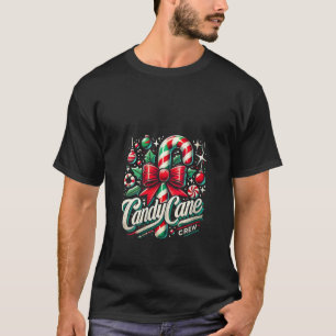 Womens Family Matching Xmas Christmas Candy Cane C T-Shirt