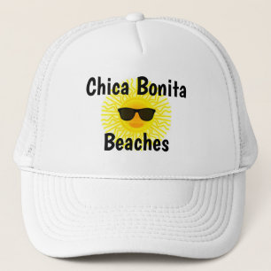 Women's fashion Baseball CHICA BONITA BEACHES Trucker Hat