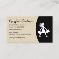 Womens Fashion Boutique Business Card Zazzle