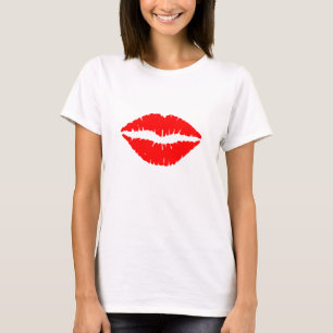 Women's Fashion Graphic Style LIPS T-Shirt