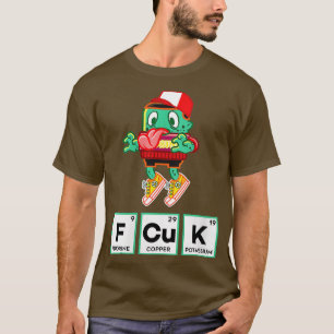 Womens FCUK Chemistry Periodic able Zombie VNeck T-Shirt